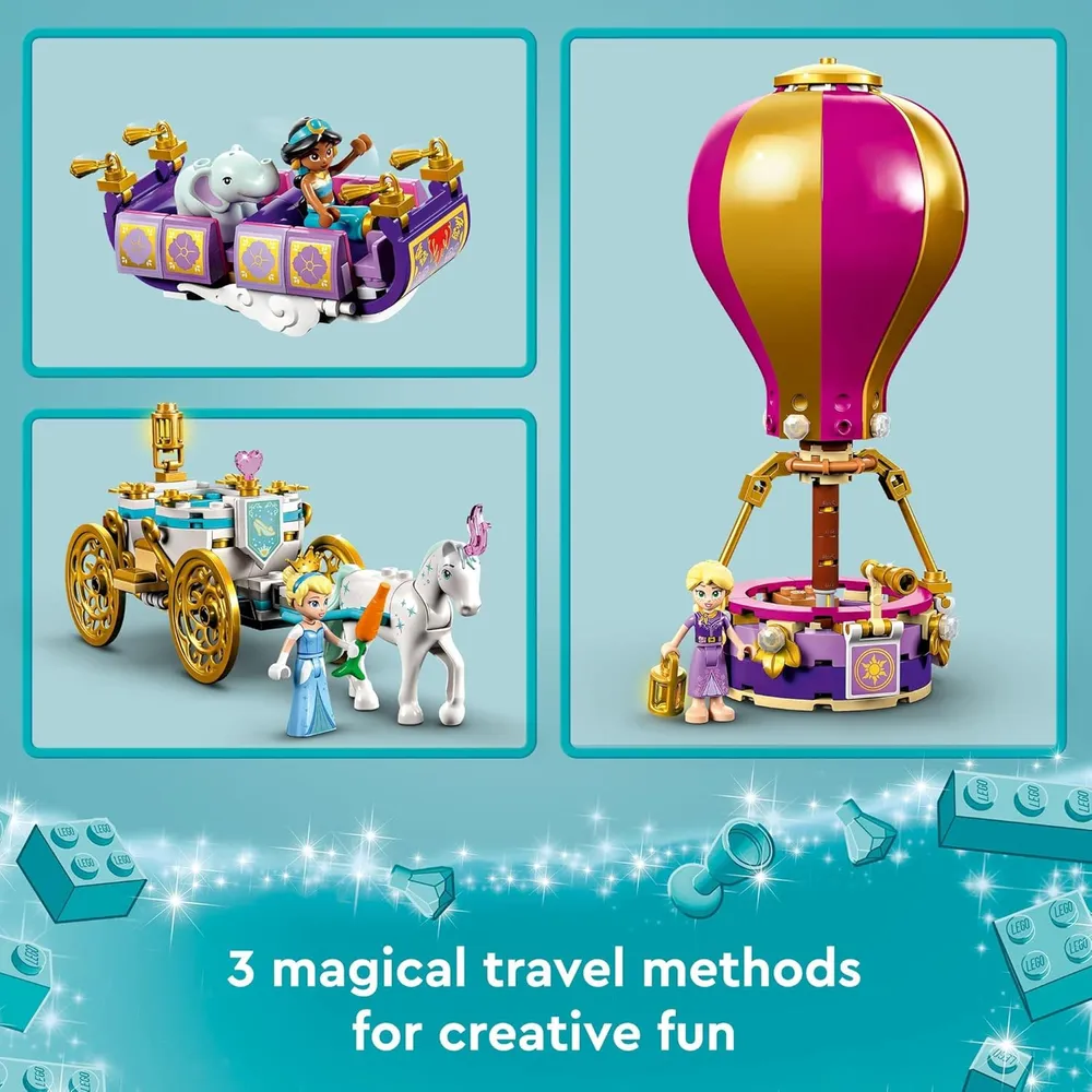 Lego Disney Princess Viaje Encantado set 3 en 1 con carruaje y globo aerostático