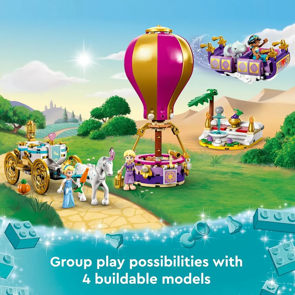 Lego Disney Princess Viaje Encantado set 3 en 1 con carruaje y globo aerostático