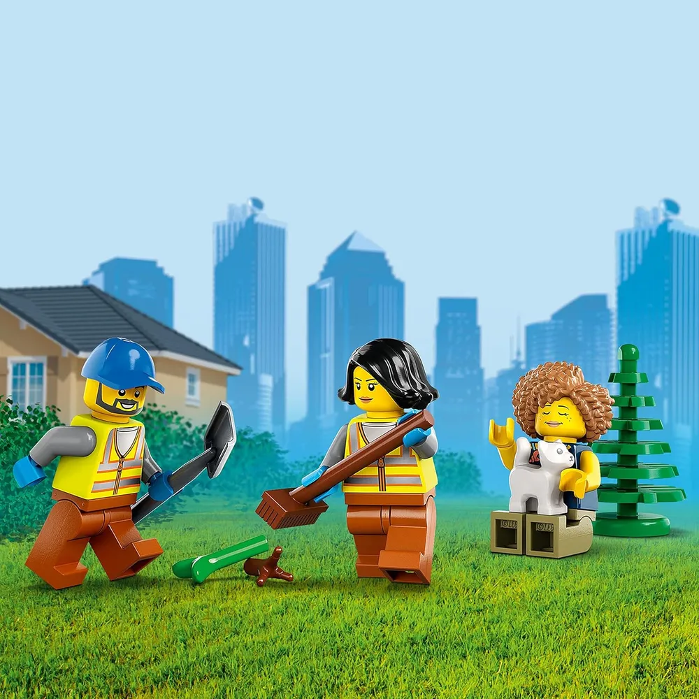 Lego City camión de reciclaje set educativo con contenedores de clasificación