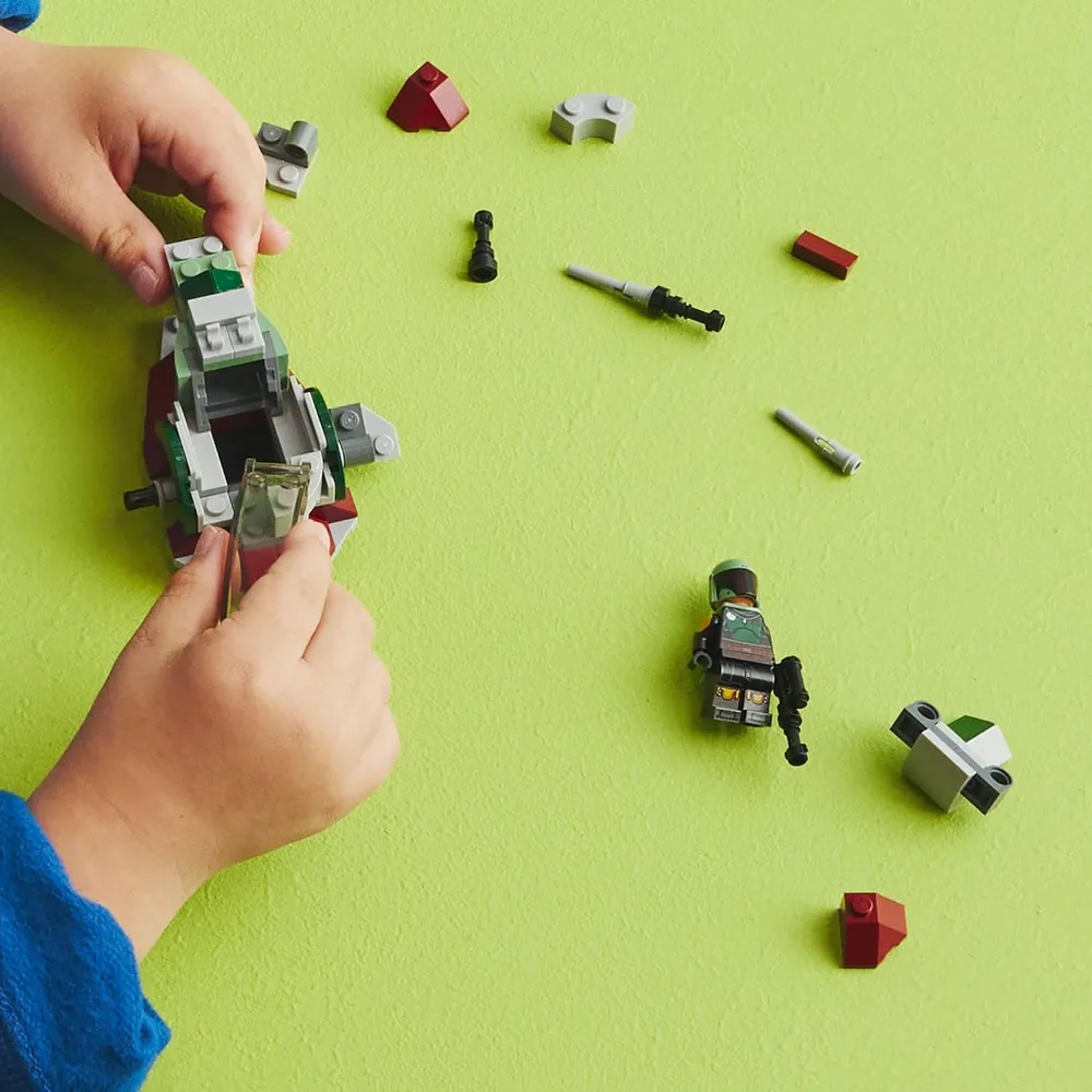 LEGO STAR WARS MICROFIGHTER BOBA FETT CON LANZADORES DE PROYECTILES