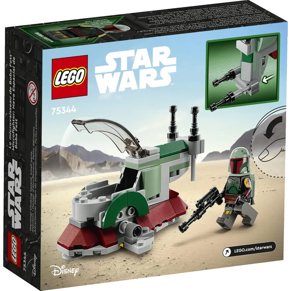 LEGO STAR WARS MICROFIGHTER BOBA FETT CON LANZADORES DE PROYECTILES