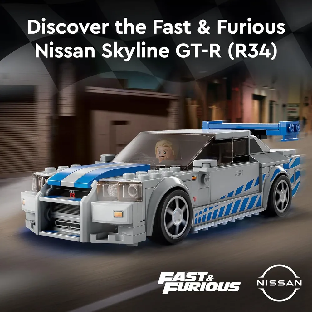 Lego Speed Champions Nissan Skyline GT-R set de coche de carreras coleccionable