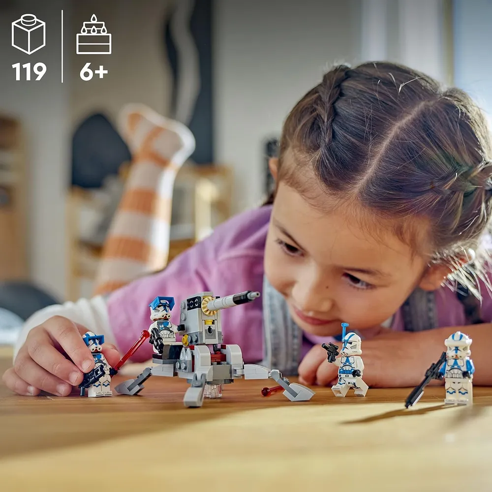 LEGO STAR WARS 501ST CLONE TROOPERS CON CAÑÓN Y SOLDADOS CLON