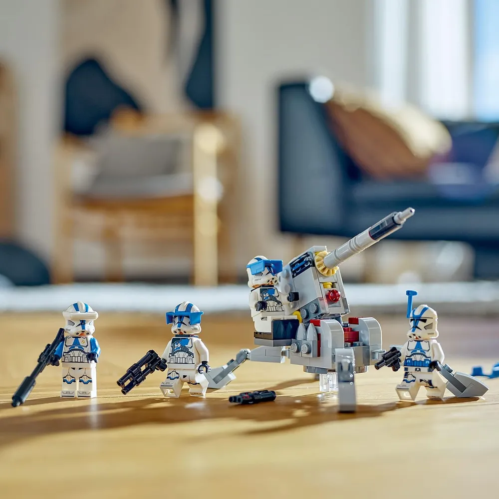 LEGO STAR WARS 501ST CLONE TROOPERS CON CAÑÓN Y SOLDADOS CLON