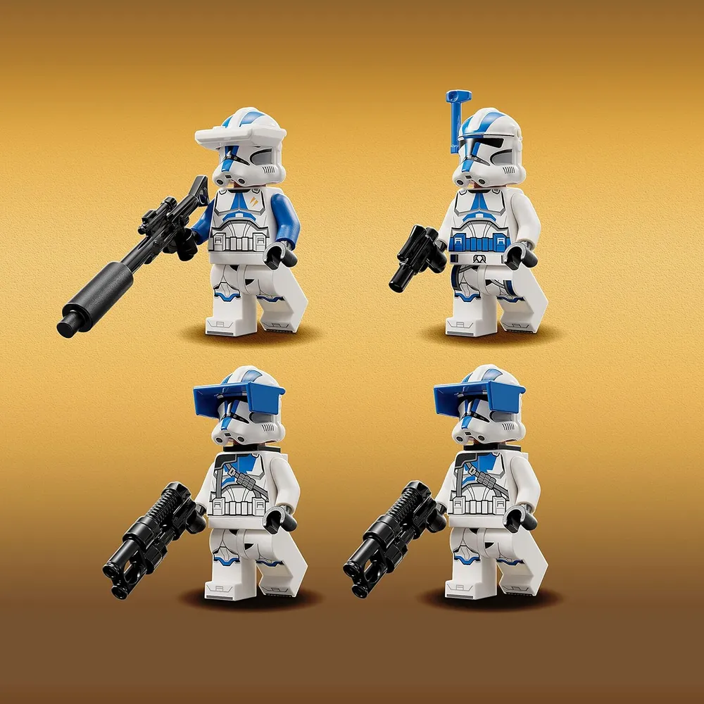 LEGO STAR WARS 501ST CLONE TROOPERS CON CAÑÓN Y SOLDADOS CLON