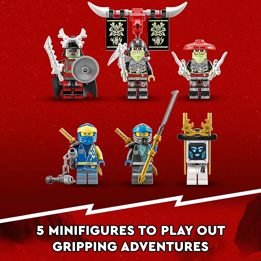 Lego Ninjago mech titán de Jay set de figuras de acción con minifiguras de batalla