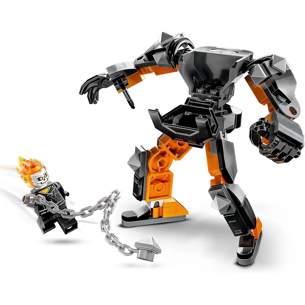 Lego Marvel Ghost Rider mech y moto set de superhéroe articulado para construir
