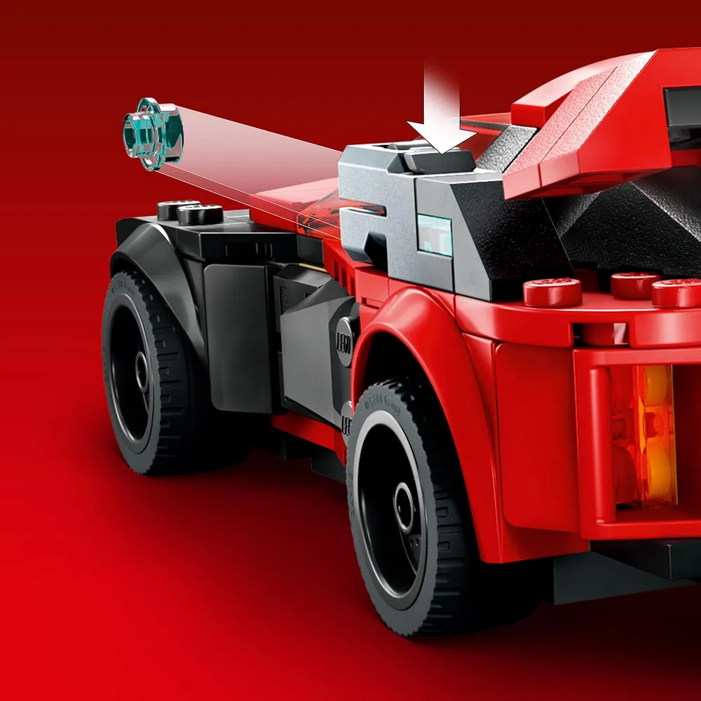 Lego Marvel Spider-Man vs Morbius set de coche de carreras con minifiguras
