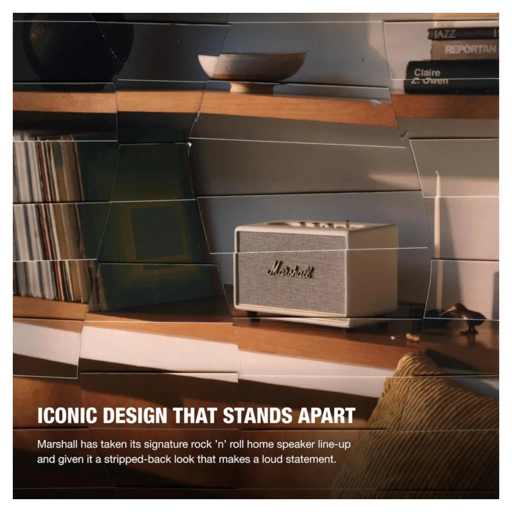 ALTAVOZ BLUETOOTH PARA EL HOGAR ACTON III MARSHALL | CREMA