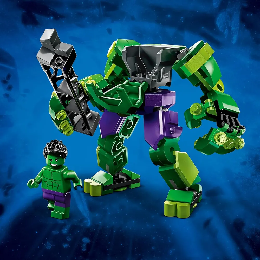 Lego Marvel Hulk mech armor set de figura de acción coleccionable de superhéroe