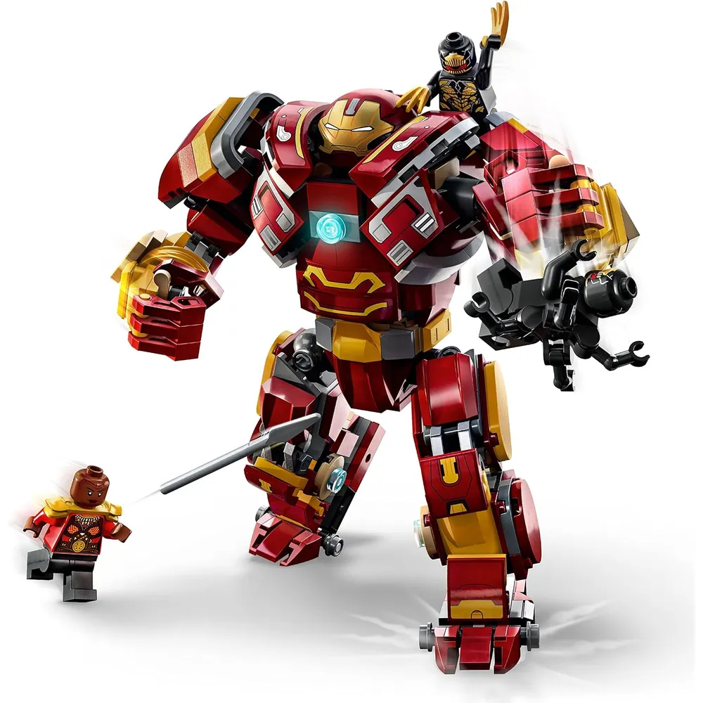 Lego Marvel Hulkbuster batalla de Wakanda set de figura de acción con minifigura