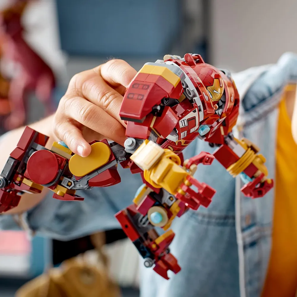 Lego Marvel Hulkbuster batalla de Wakanda set de figura de acción con minifigura