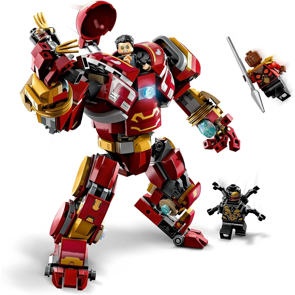 Lego Marvel Hulkbuster batalla de Wakanda set de figura de acción con minifigura