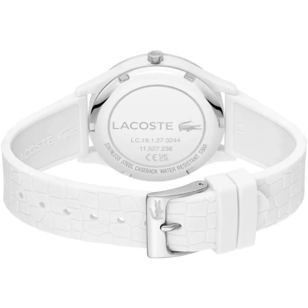RELOJ LACOSTE CROCODELLE MUJER - WHITE