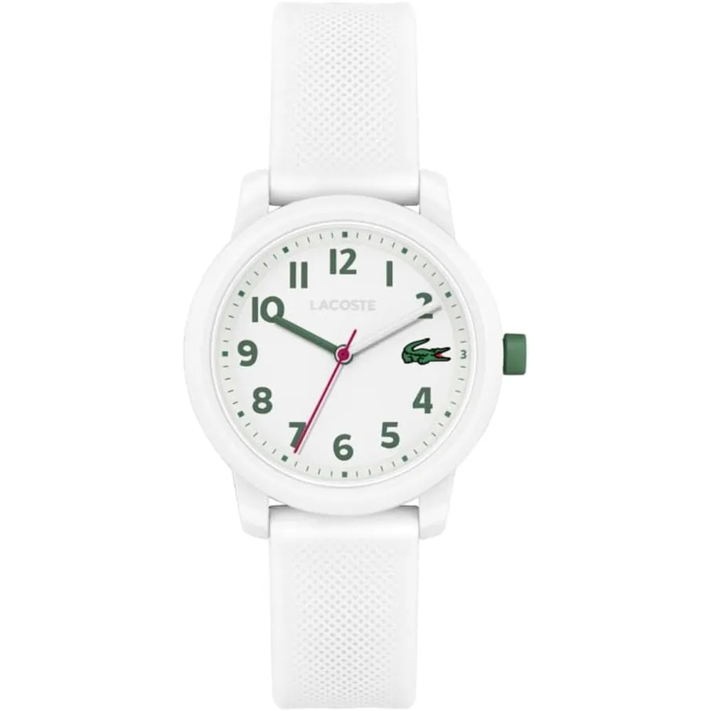 RELOJ LACOSTE 12.12 CUARZO 33 MM NIÑO - WHITE GREEN