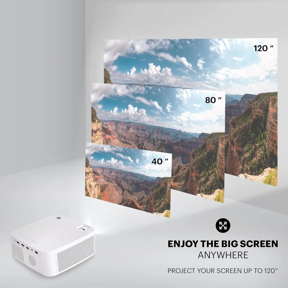 Kodak Flik X10 proyector multimedia portátil Full HD | Blanco