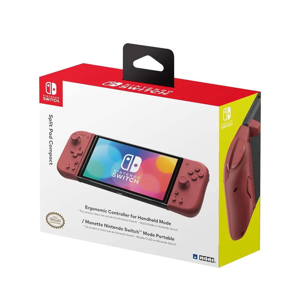 Mando Nintendo Switch Split Pad Compact Rojo - Licenciado por Nintendo
