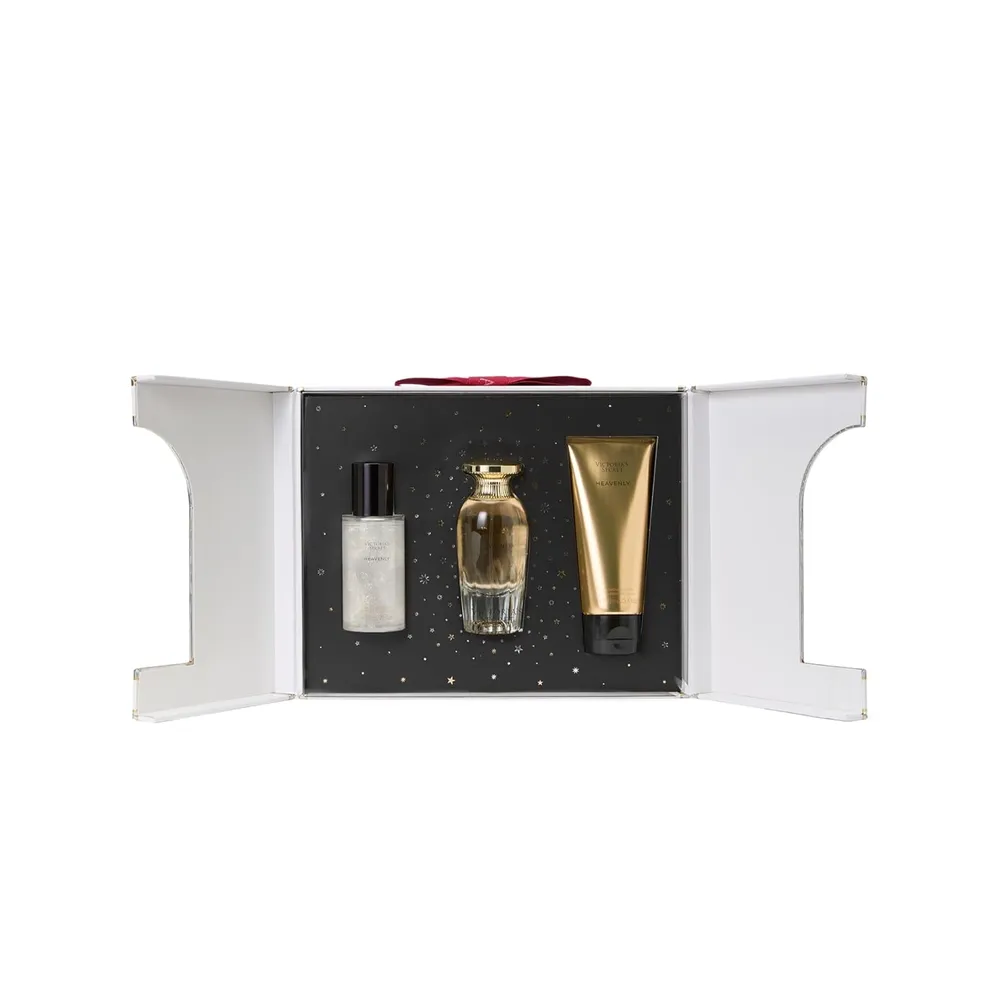 SET HEAVENLY EAU DE PARFUM GIFT VICTORIA SECRET MUJER 3PZS 1.7 OZ / 50 ML