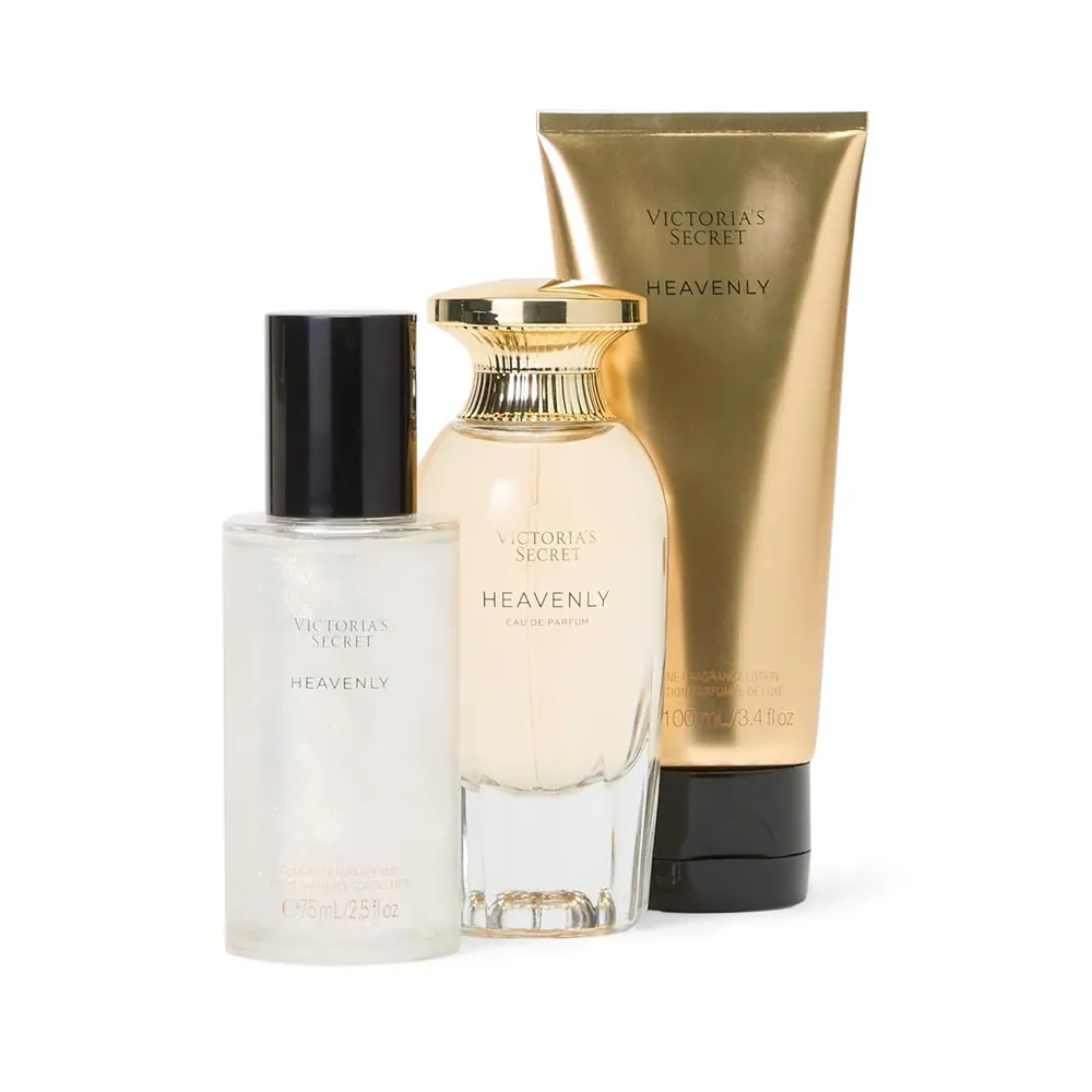 SET HEAVENLY EAU DE PARFUM GIFT VICTORIA SECRET MUJER 3PZS 1.7 OZ / 50 ML