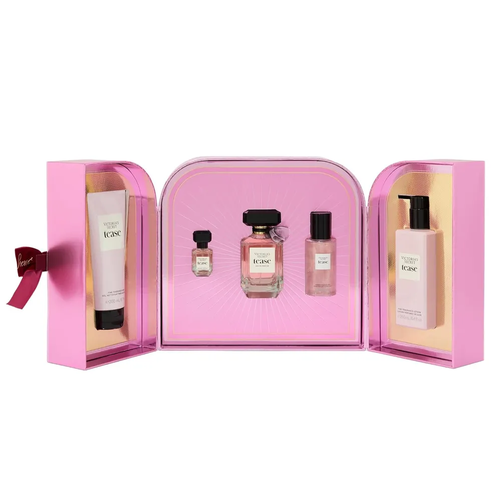 SET TEASE ULTIMATE GIFT VICTORIA SECRET MUJER 5PZS