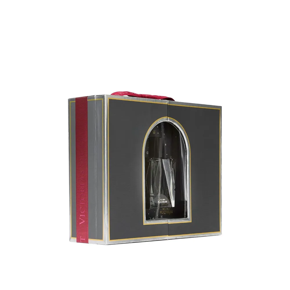 SET PLATINUM COLOGNE GIFT VICTORIA SECRET HOMBRE 3PZS 1.7 OZ / 50 ML