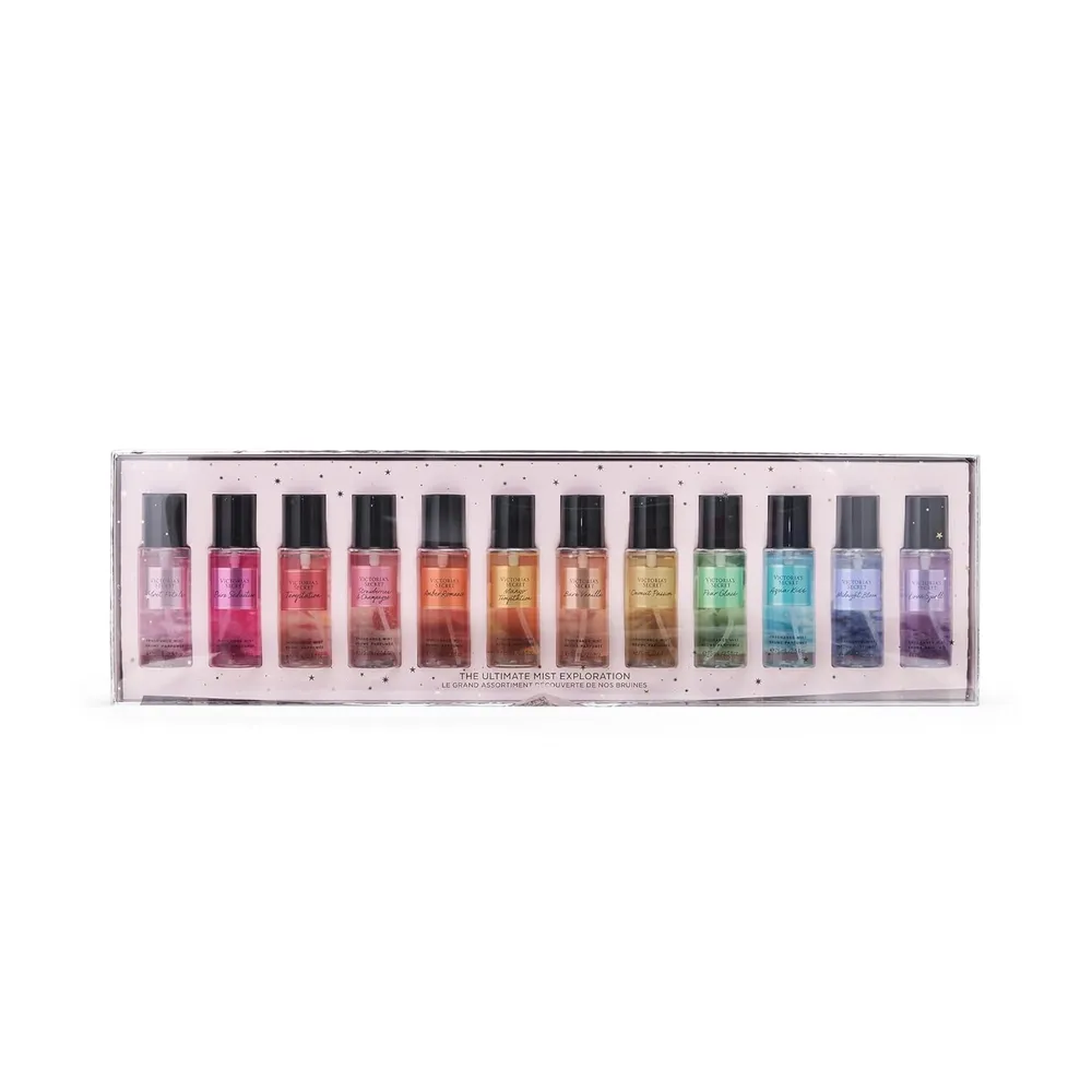 SET BODY MIST COLLECTION TRAVEL VICTORIA SECRET MUJER 12PZS