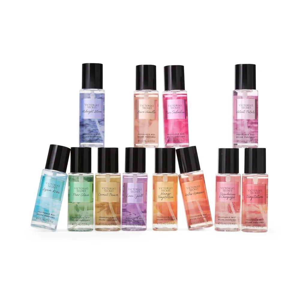 SET BODY MIST COLLECTION TRAVEL VICTORIA SECRET MUJER 12PZS
