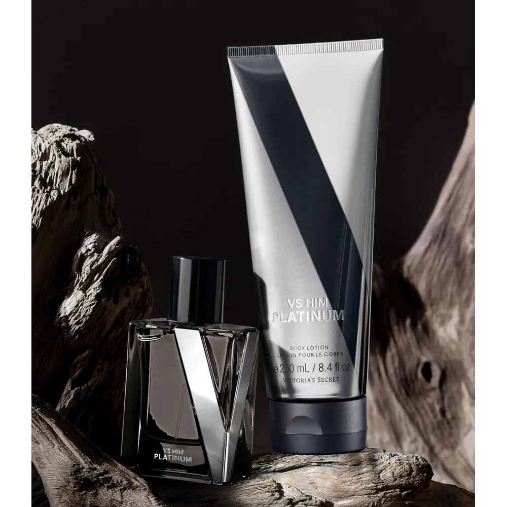SET PLATINUM MINI FRAGRANCE VICTORIA SECRET HOMBRE 2PZS