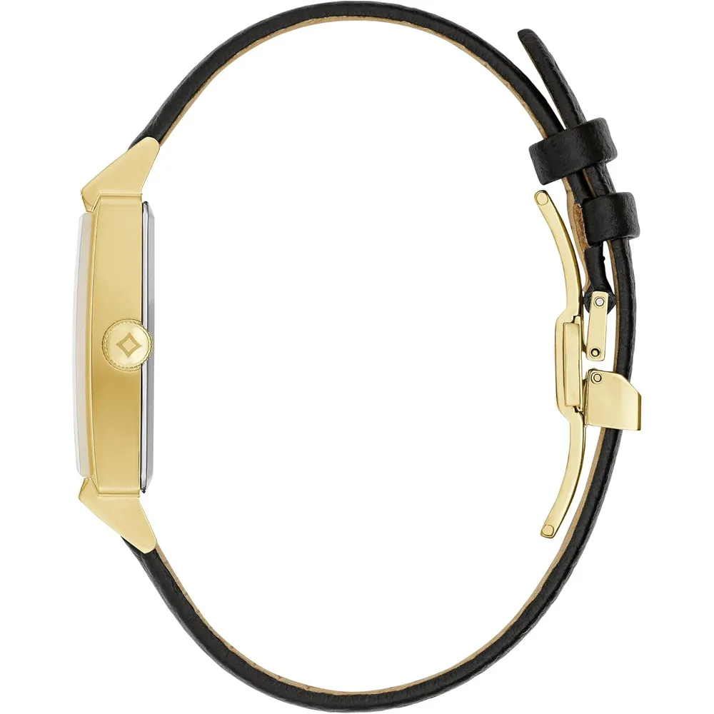 Bulova reloj Frank Lloyd Wright Dana-Thomas House de hombre cuarzo 3 agujas | Negro