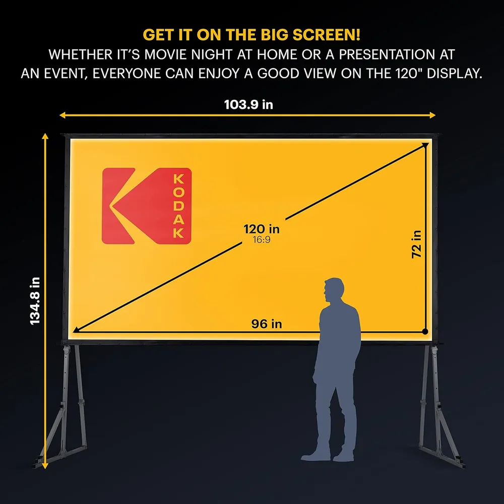 Kodak pantalla de proyector 120" / 300 cm