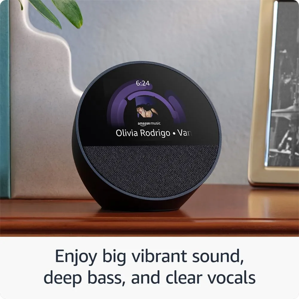 Amazon Echo Spot Con Reloj 2024 | Azul
