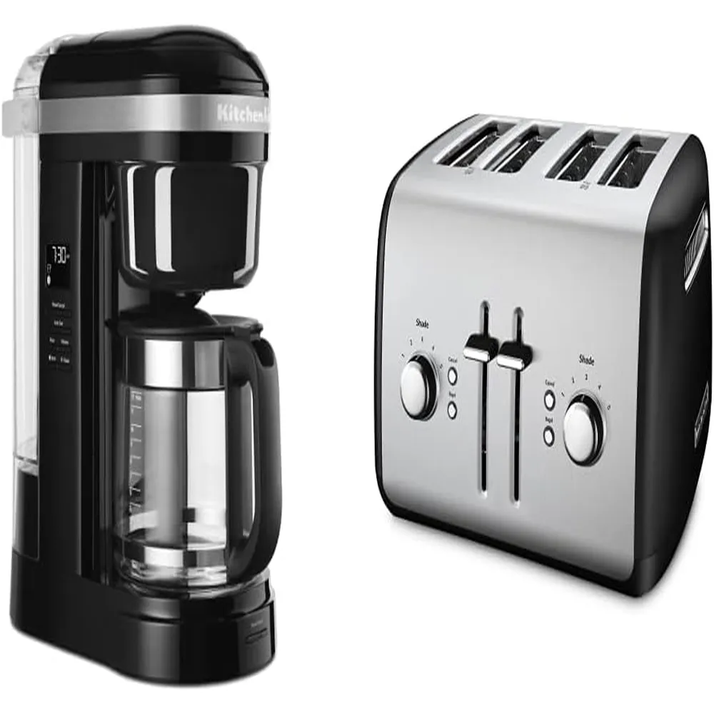 KITCHENAID, SET CAFETERA 12 QT / 11.4 L + TOSTADORA 4 REBANADAS