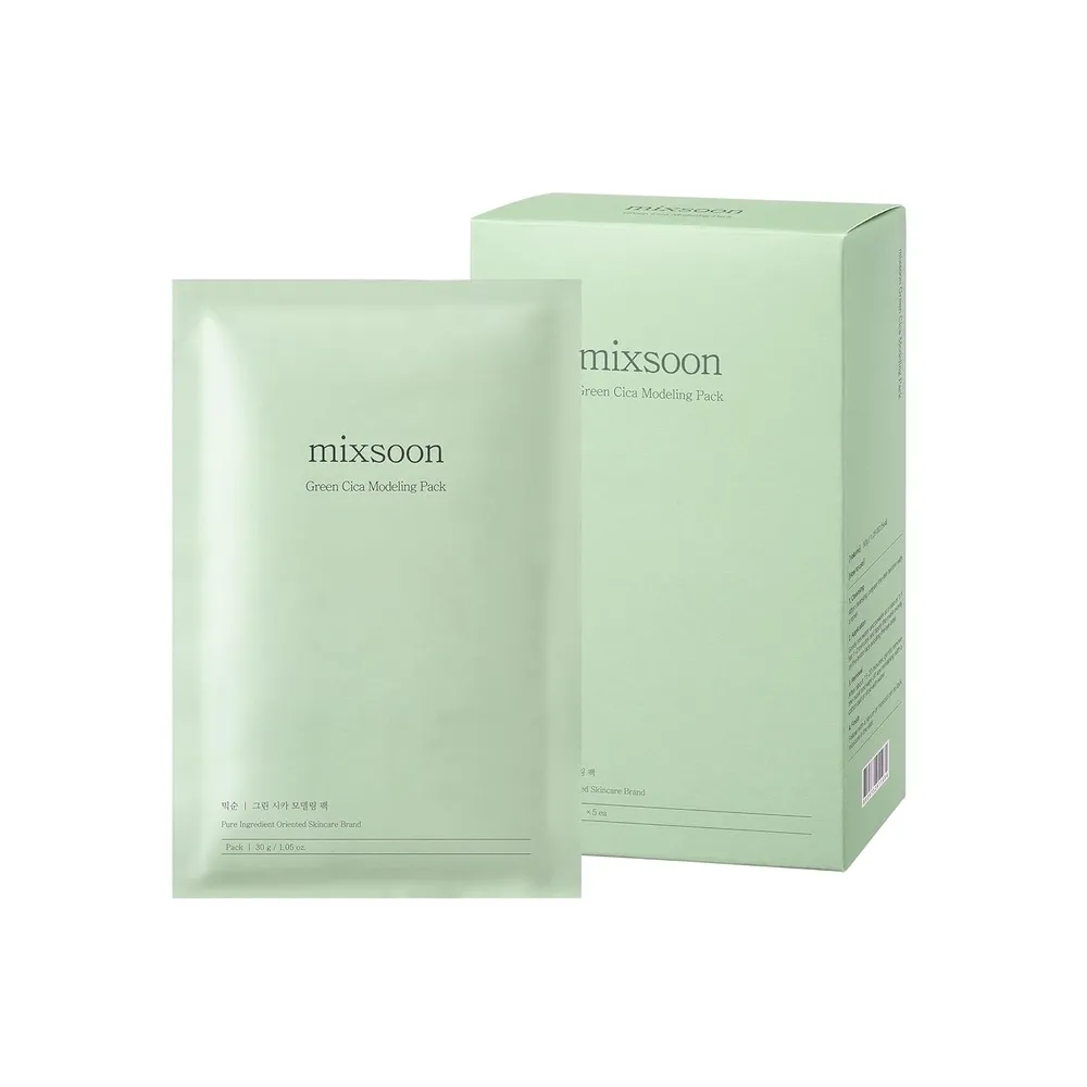 Mixsoon Green Cica Modeling Pack 5 un – Korea Skin Care