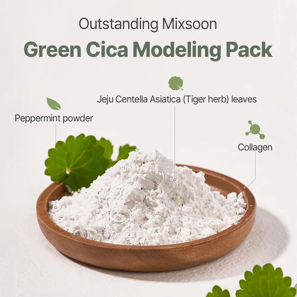 Mixsoon Green Cica Modeling Pack 5 un – Korea Skin Care