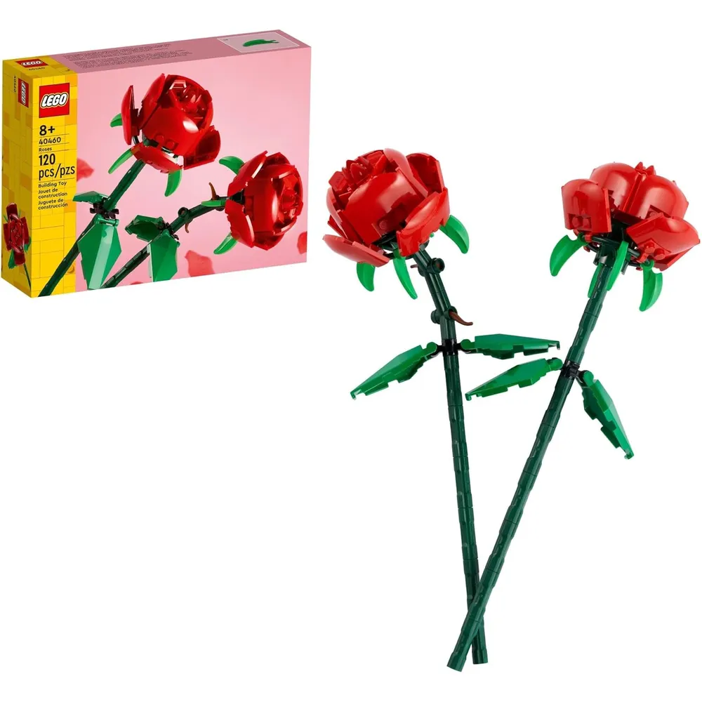 Lego rosas set de construcción de flores artificiales ideal para regalar