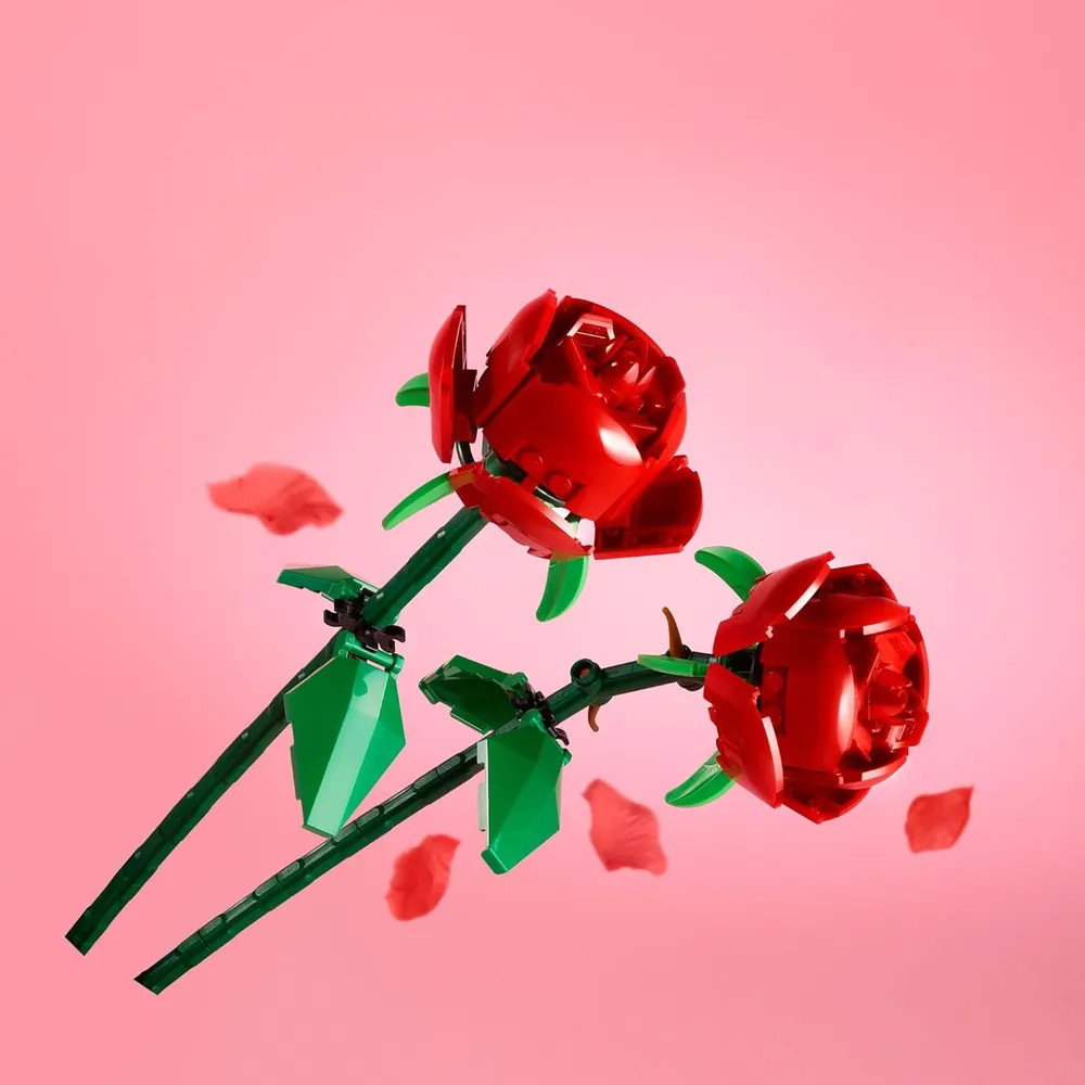Lego rosas set de construcción de flores artificiales ideal para regalar