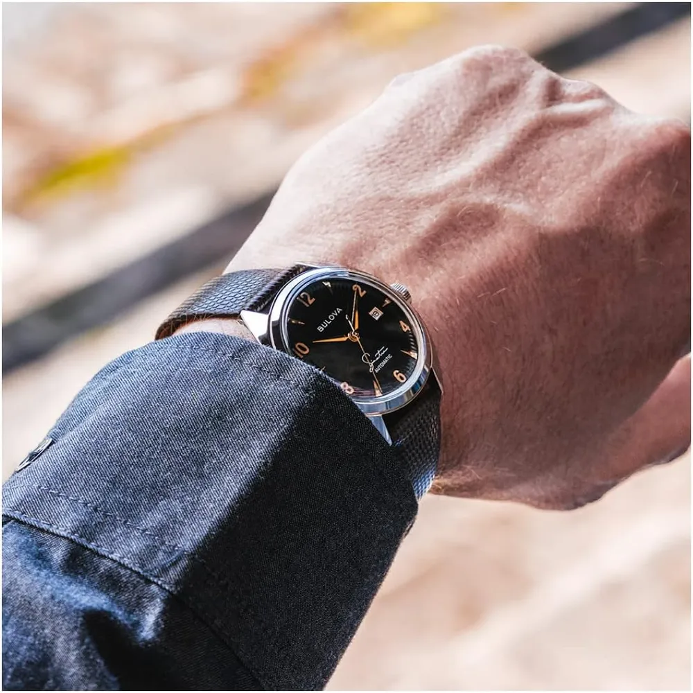 Bulova reloj Frank Sinatra Fly Me to the Moon de hombre automático 3 agujas | Marrón