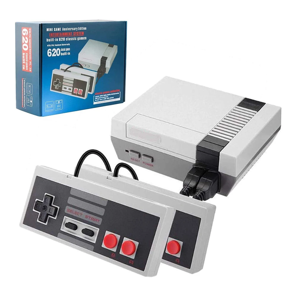 CONSOLA DE JUEGOS RETRO HAND LAND | 620 JUEGOS CON 2 CONTROLADORES