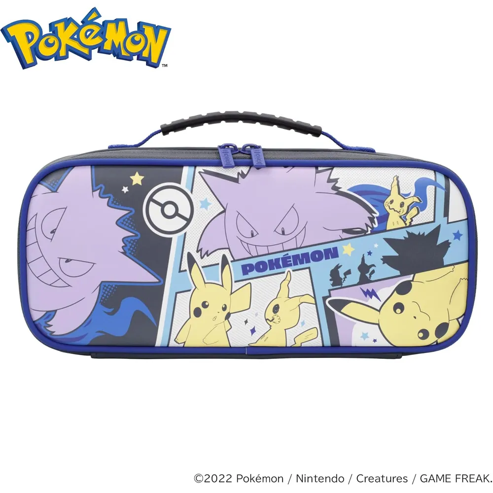 Hori Estuche de Carga Compacto Pikachu, Gengar y Mimikyu para Nintendo Switch