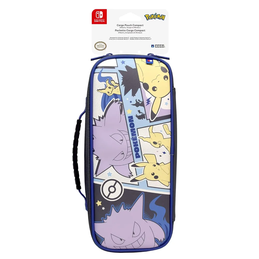 Hori Estuche de Carga Compacto Pikachu, Gengar y Mimikyu para Nintendo Switch