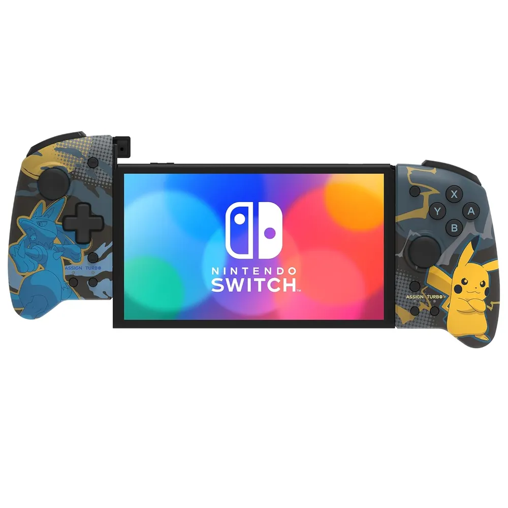 Mando Nintendo Switch Split Pad Pro Pikachu y Lucario - Licenciado por Nintendo