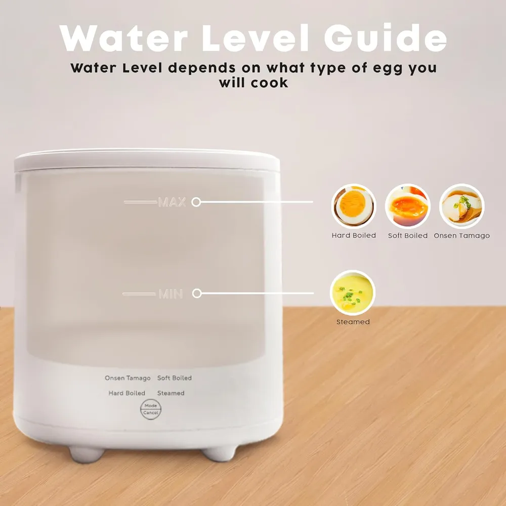 b0bhn9grs5_5_webp.webp MOJOCO MINI OLLA ELÉCTRICA PARA HUEVOS DUROS, SUAVES Y ONSEN TAMAGO | BLANCO