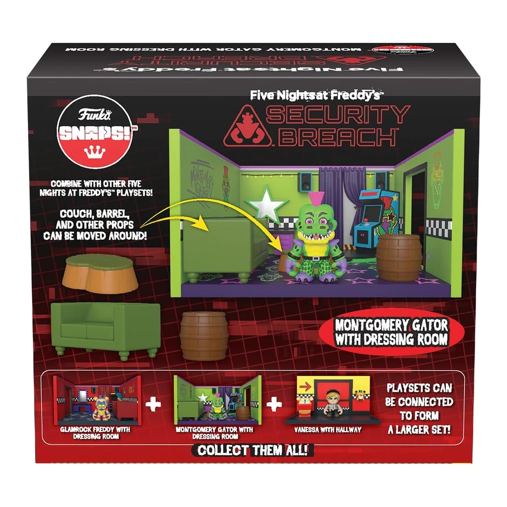 Funko Snaps! - Cinco Noches En Freddy's - Montgomery Gator con Vestidor