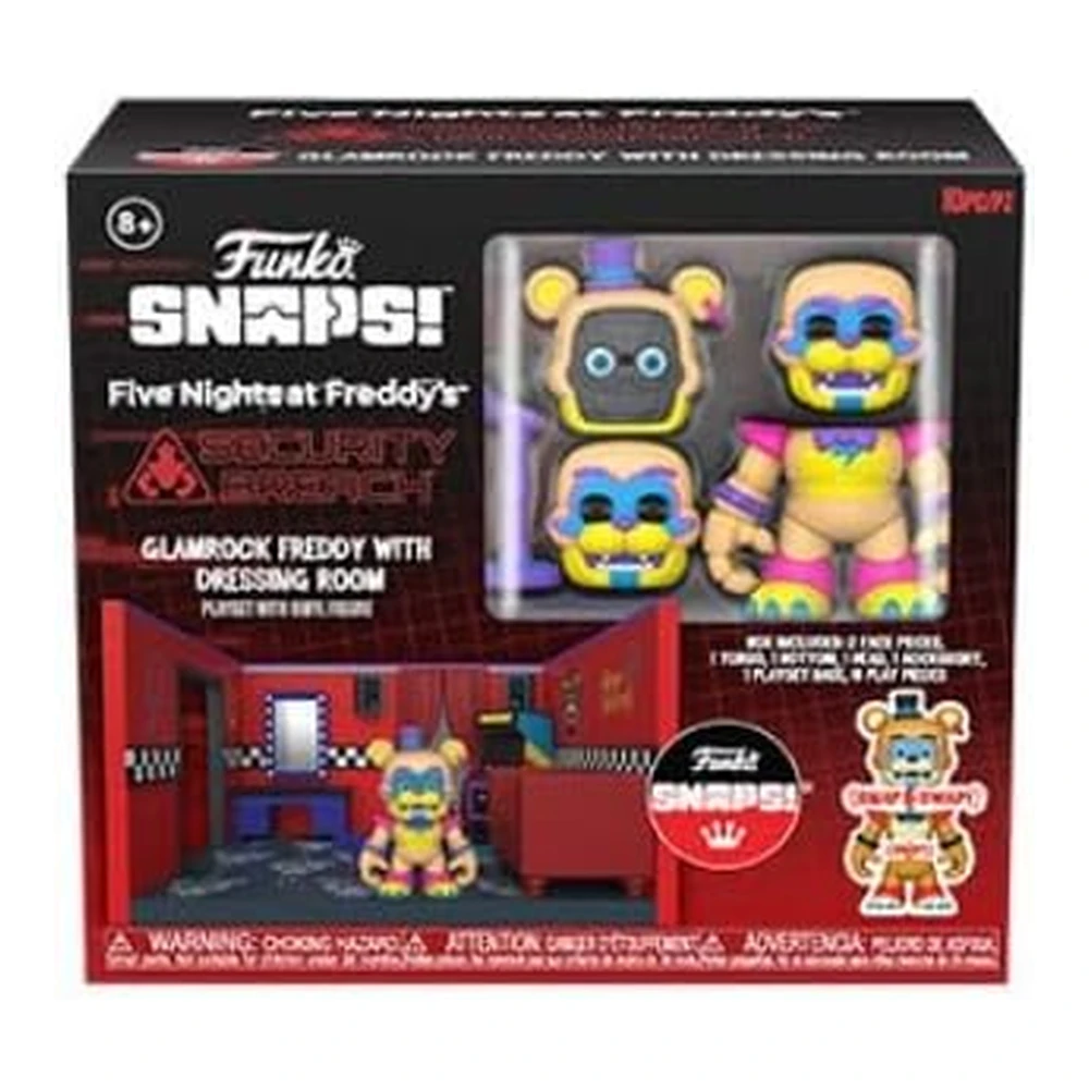 FUNKO SNAPS FIVE NIGHTS AT FREDDY'S GLAMROCK FREDDY CON VESTIDOR