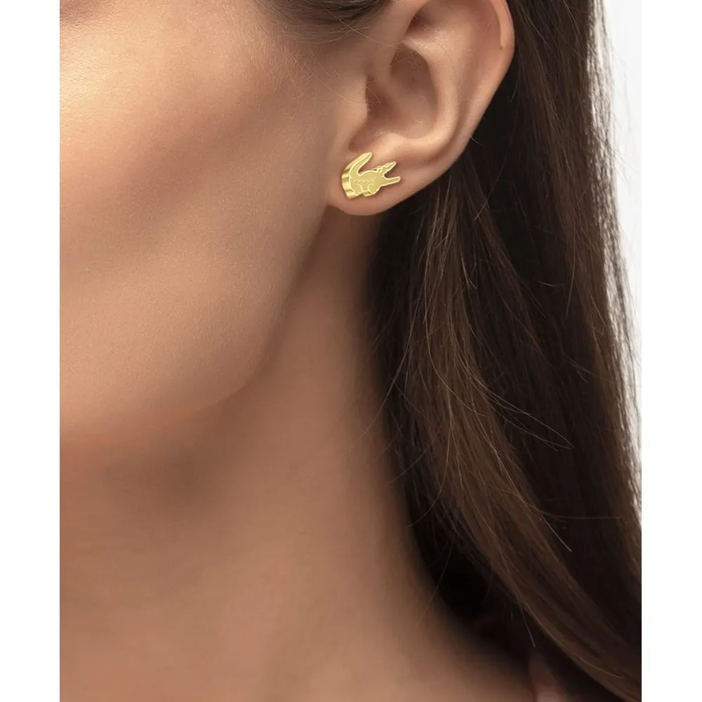 PENDIENTES LACOSTE BOTÓN MUJER