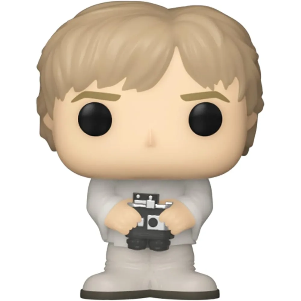 Funko Pop | Pack de 4 Bitty de Star Wars (Luke Skywalker, Obi-Wan Kenobi, Jawa y figura sorpresa)