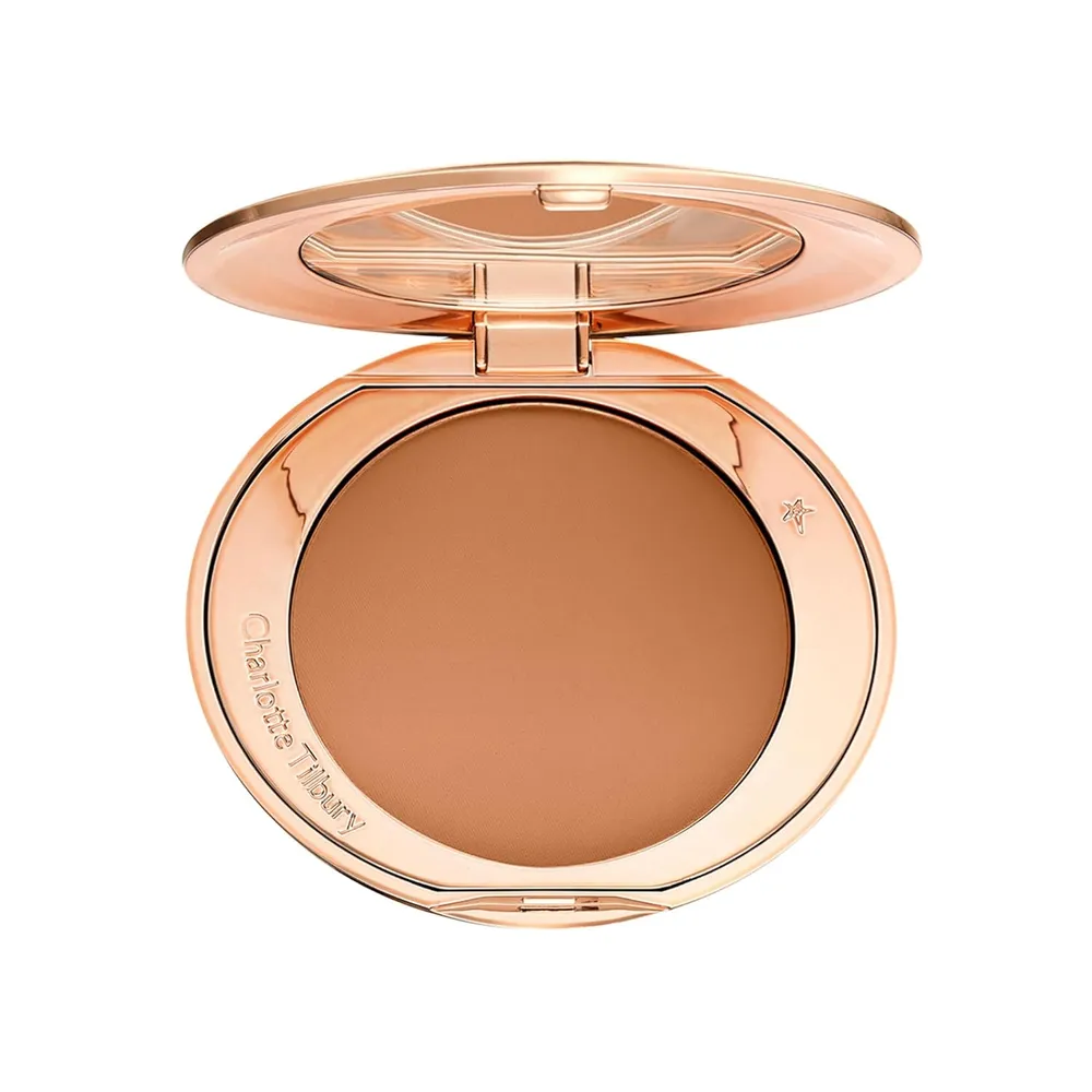 Charlotte Tilbury Airbrush Flawless Finish Polvos compactos acabado suave | 4 Profundo