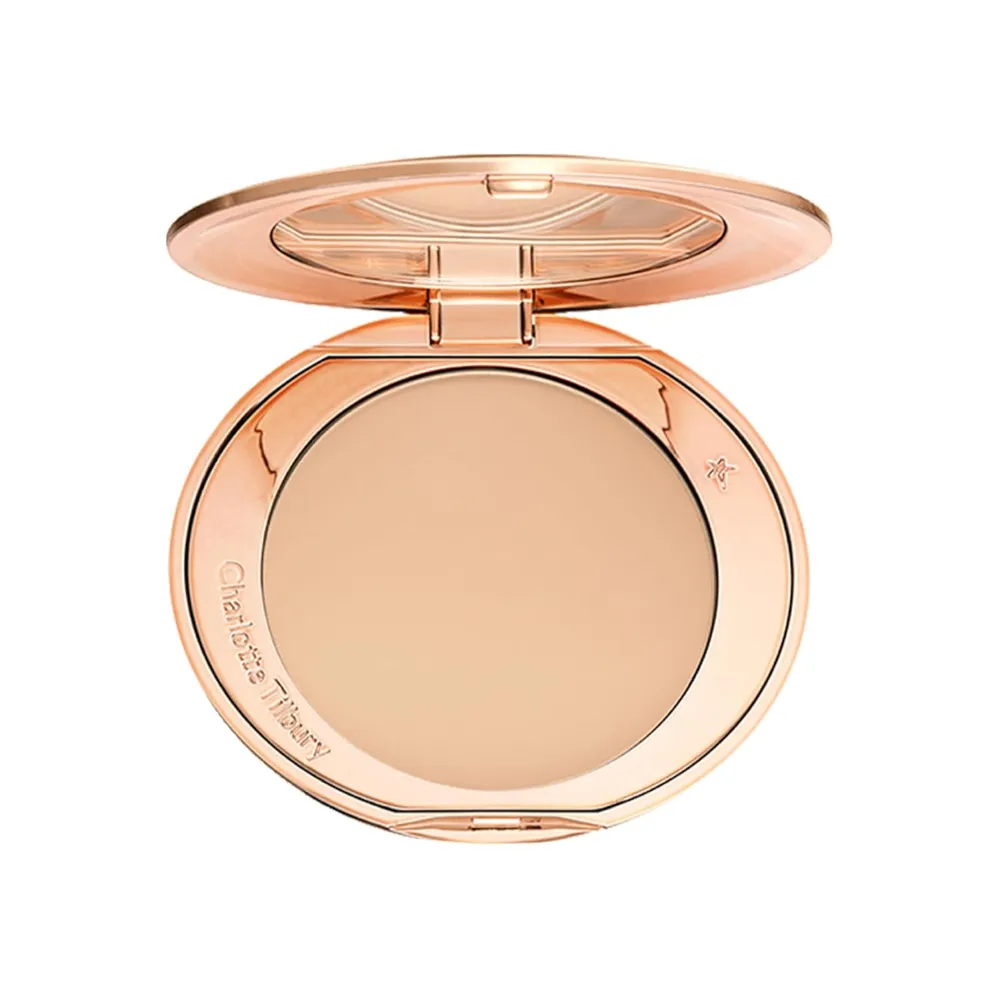 Charlotte Tilbury Airbrush Flawless Finish Polvos compactos acabado suave | 2 Medio