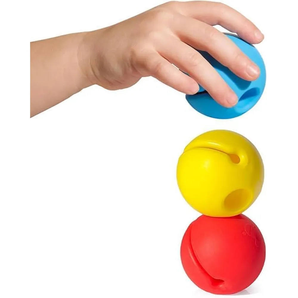 JUGUETE PELOTAS SENSORIALES MOX SET 3 PRIMARIA FAT BRAIN TOYS