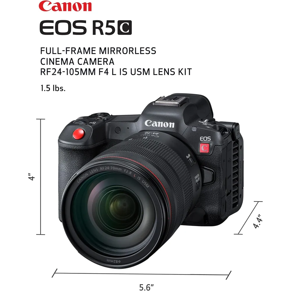 Canon cámara EOS R5 cine/foto kit | Negro